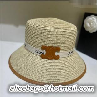 Top Grade Celine Straw Hat C22725 Beige 2023