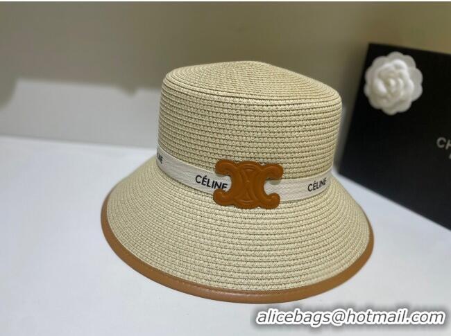 Top Grade Celine Straw Hat C22725 Beige 2023