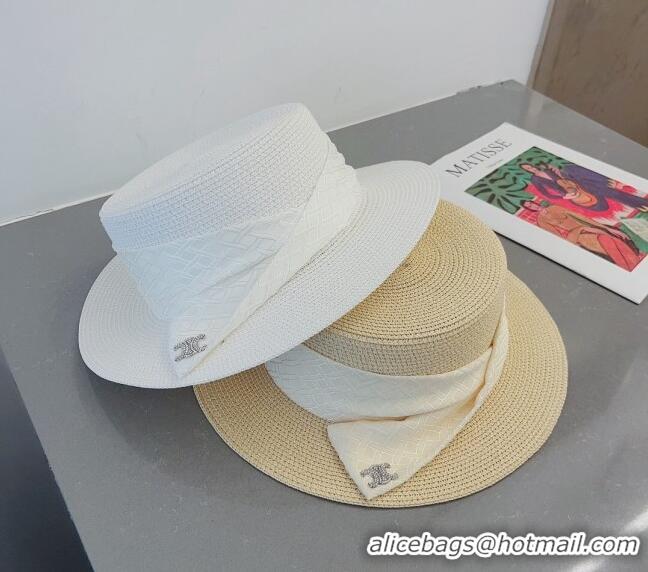 Discount Celine Straw Hat 031136 Beige 2023