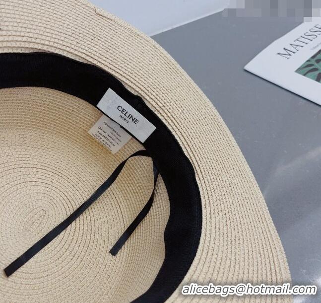 Discount Celine Straw Hat 031136 Beige 2023