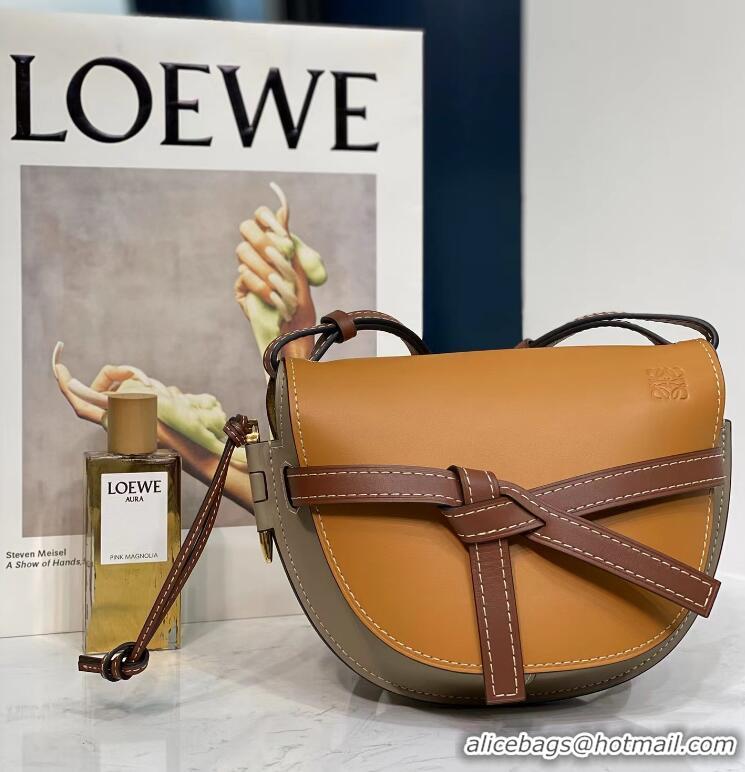 Grade Quality Loewe Crossbody Bags Original Leather 8088 Brown