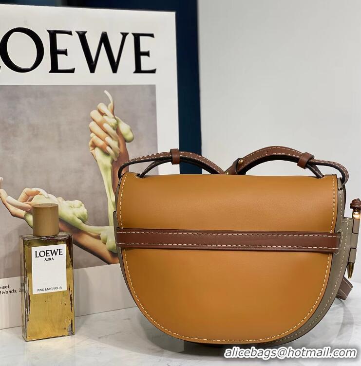 Grade Quality Loewe Crossbody Bags Original Leather 8088 Brown