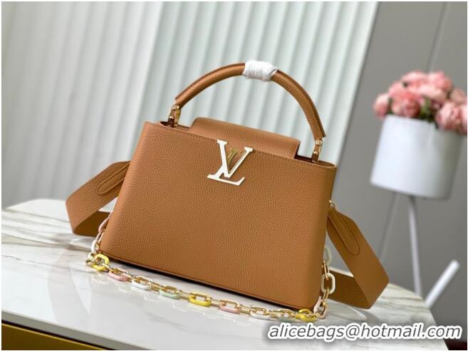 Best Price Louis Vuitton Capucines MM M21652 Hazelnut Brown