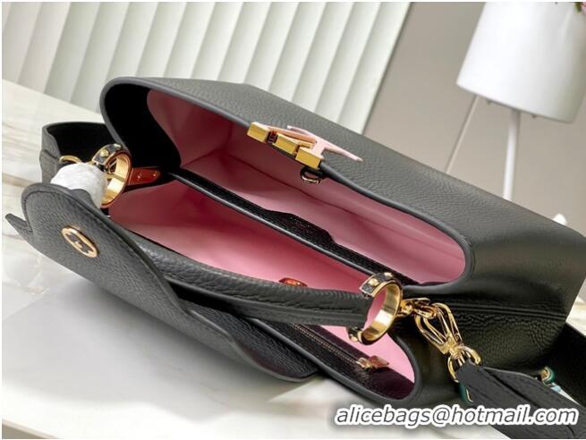 Inexpensive Louis Vuitton Capucines MM M21652 black