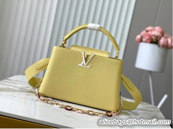 Buy Cheap Louis Vuitton Capucines MM M21652 yellow