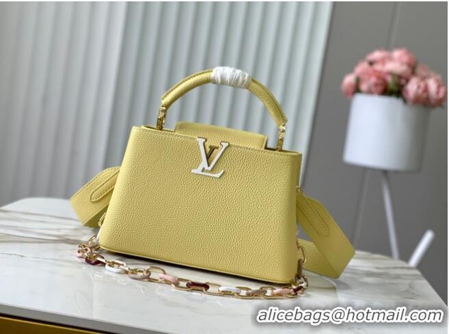 Top Quality Louis Vuitton Capucines BB M21641 yellow