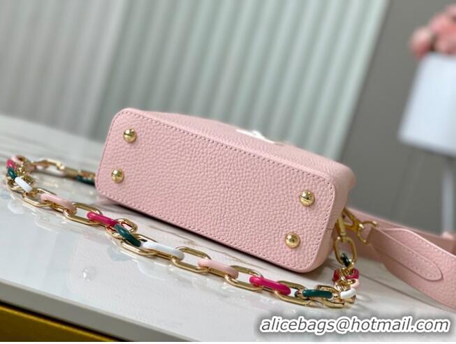 New Fashion Louis Vuitton Capucines Mini M21798 Jasmine Pink