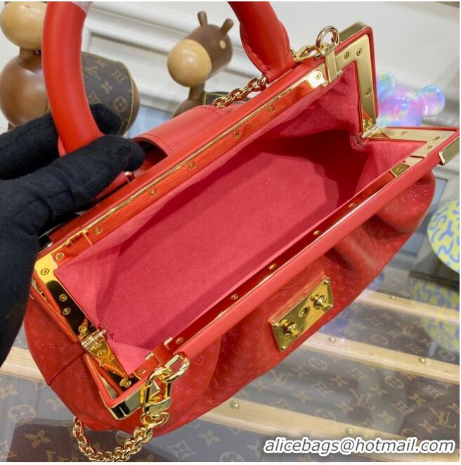 Hot Sell Cheap Louis Vuitton Monogram Clutch M22327 Red