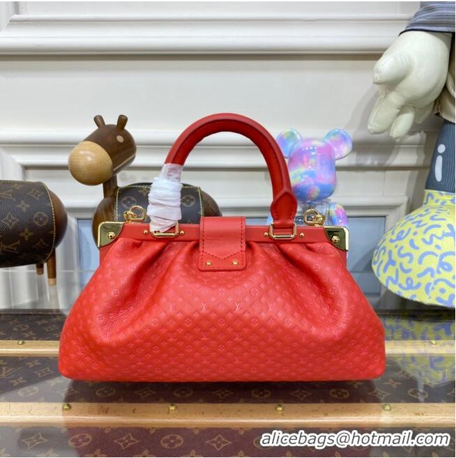 Hot Sell Cheap Louis Vuitton Monogram Clutch M22327 Red