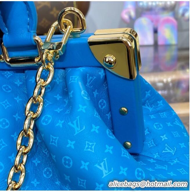 Super Quality Louis Vuitton Monogram Clutch M22327 blue