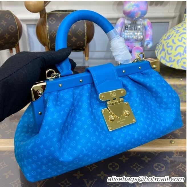 Super Quality Louis Vuitton Monogram Clutch M22327 blue