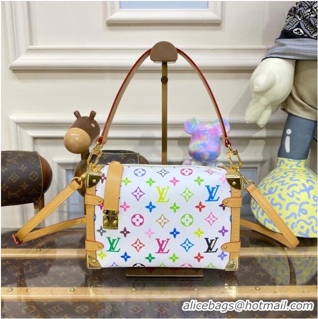 ​Affordable Price Louis Vuitton Monogram Multicolore Side Trunk M46358 White