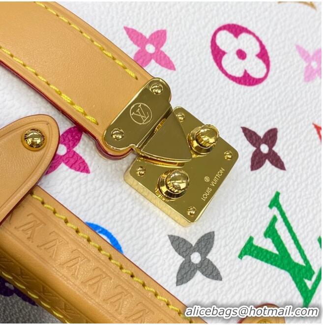 ​Affordable Price Louis Vuitton Monogram Multicolore Side Trunk M46358 White