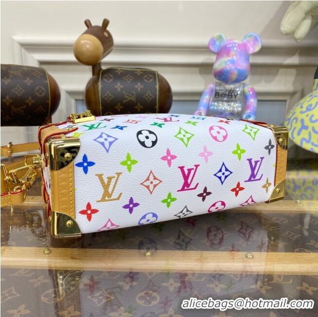 ​Affordable Price Louis Vuitton Monogram Multicolore Side Trunk M46358 White