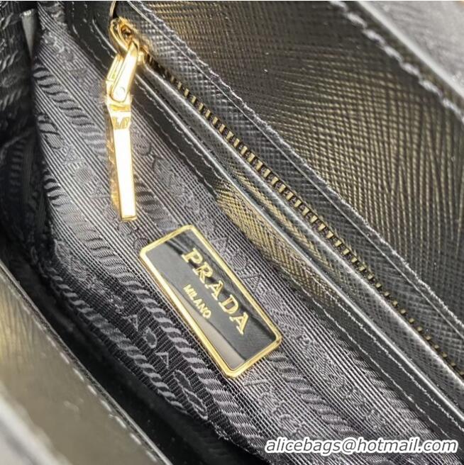 Shop Promotional Prada Galleria Saffiano leather mini-bag 1BA906 black