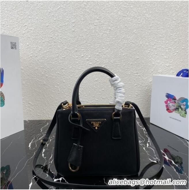 Shop Promotional Prada Galleria Saffiano leather mini-bag 1BA906 black