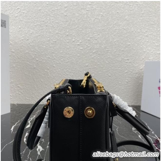 Shop Promotional Prada Galleria Saffiano leather mini-bag 1BA906 black