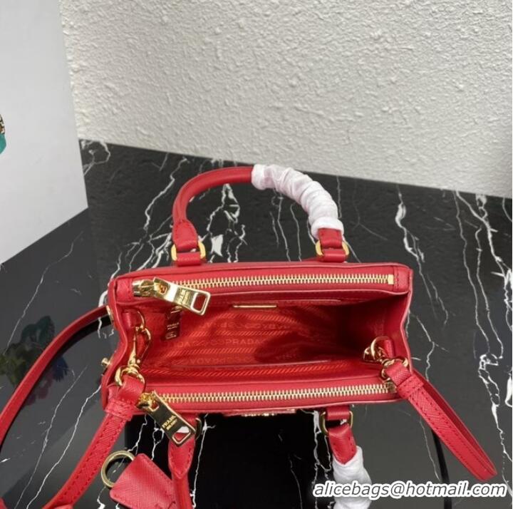 Super Quality Prada Galleria Saffiano leather mini-bag 1BA906 red