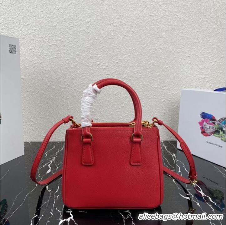 Super Quality Prada Galleria Saffiano leather mini-bag 1BA906 red