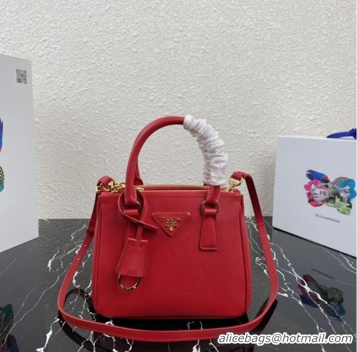 Super Quality Prada Galleria Saffiano leather mini-bag 1BA906 red