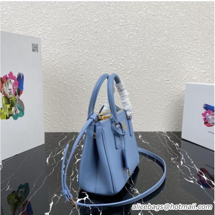 Good Looking Prada Galleria Saffiano leather mini-bag 1BA906 blue