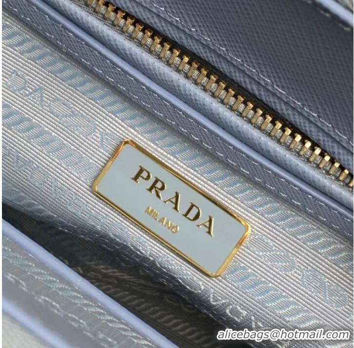 Good Looking Prada Galleria Saffiano leather mini-bag 1BA906 blue