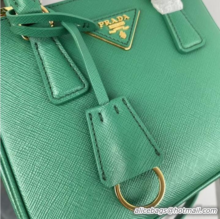 Buy Cheap Prada Galleria Saffiano leather mini-bag 1BA906 green