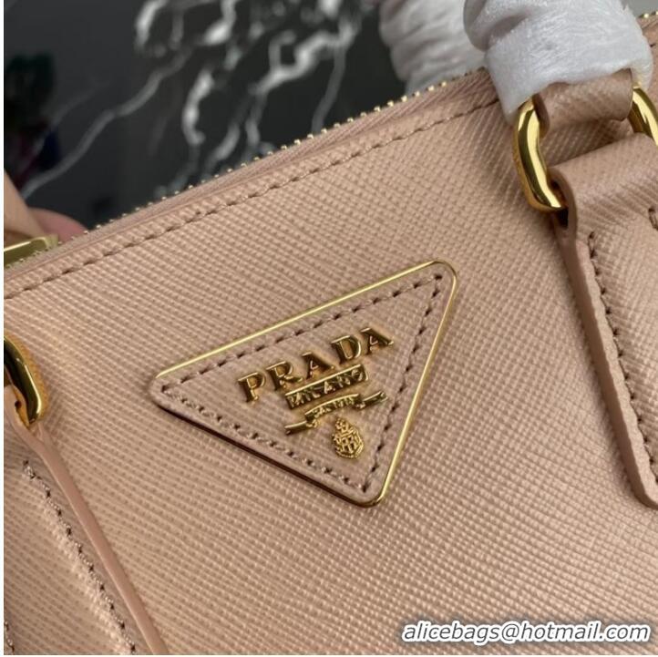 Pretty Style Prada Galleria Saffiano leather mini-bag 1BA906 nude