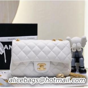 Cheapest Promotional Chanel MINI FLAP BAG AS1116 WHITE