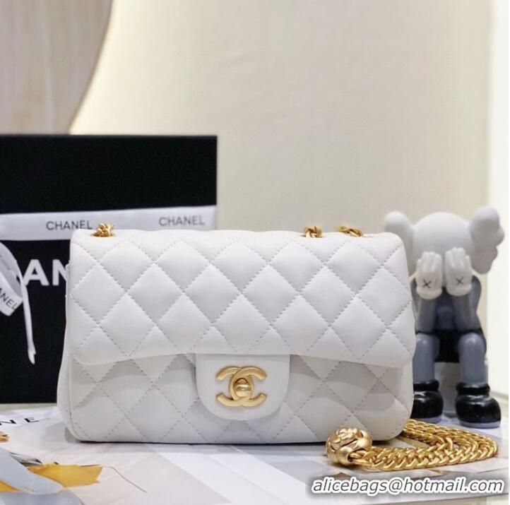 Cheapest Promotional Chanel MINI FLAP BAG AS1116 WHITE