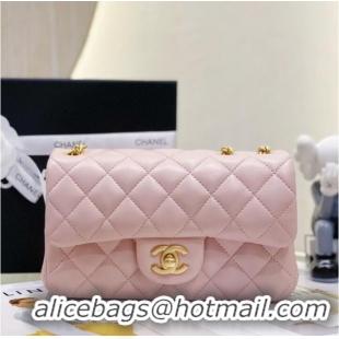 Buy Inexpensive Chanel MINI FLAP BAG AS1116 PINK