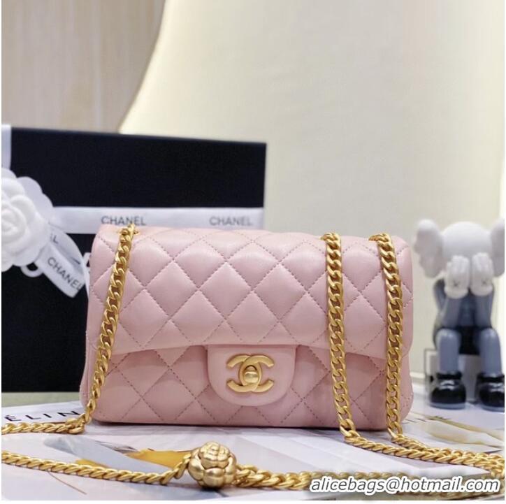 Buy Inexpensive Chanel MINI FLAP BAG AS1116 PINK