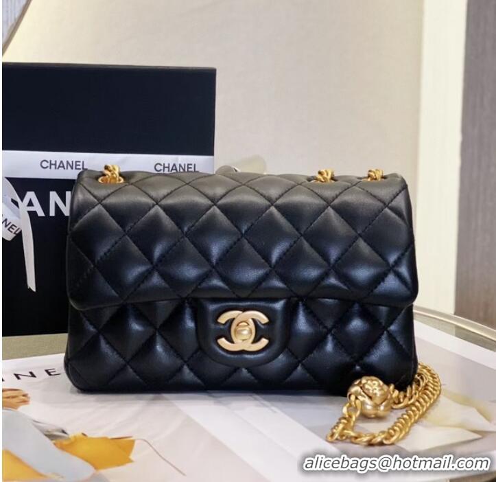 Well Crafted Chanel MINI FLAP BAG AS1116 BLACK