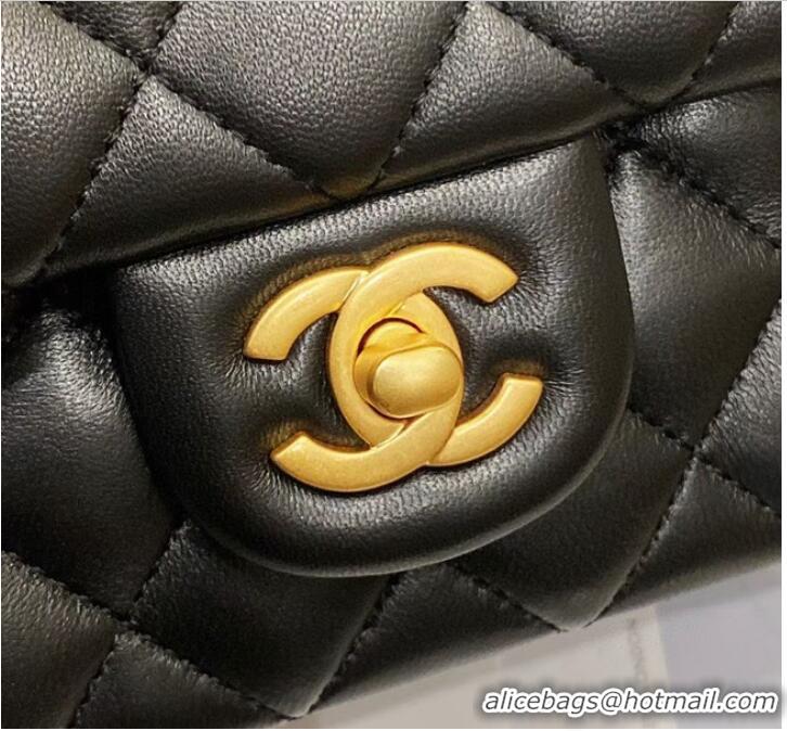 Well Crafted Chanel MINI FLAP BAG AS1116 BLACK