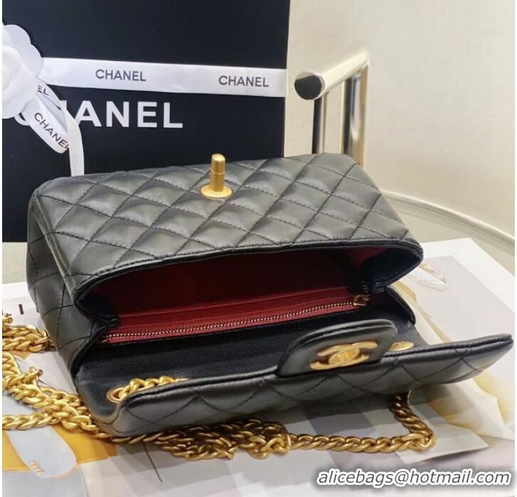 Well Crafted Chanel MINI FLAP BAG AS1116 BLACK