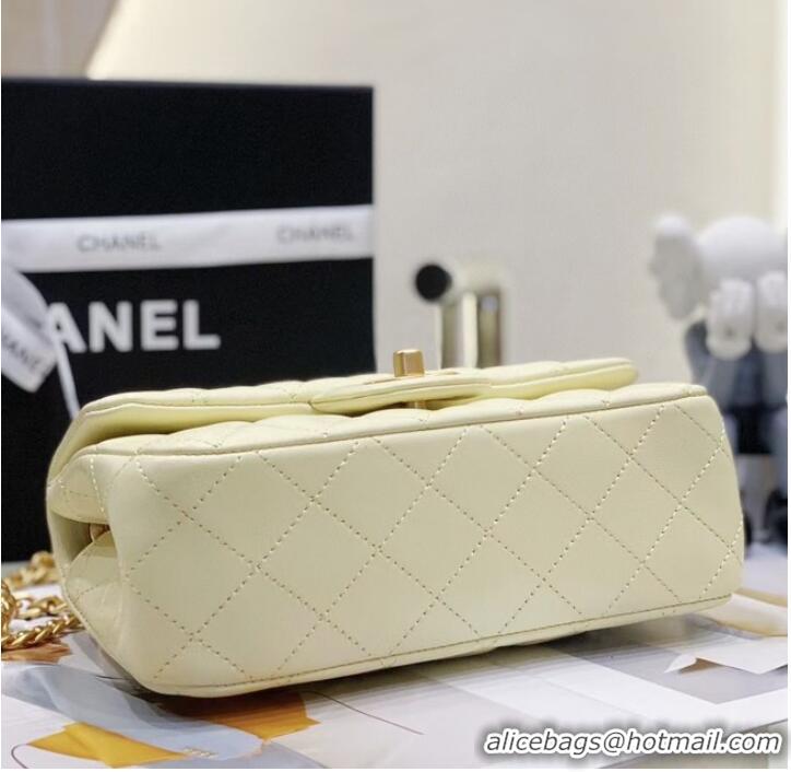 Trendy Design Chanel MINI FLAP BAG AS1116 cream