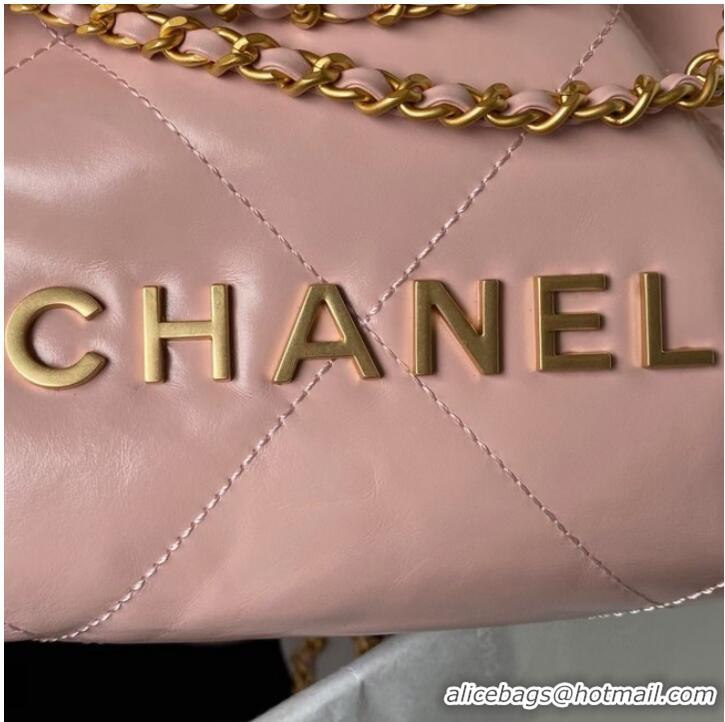 Traditional Discount CHANEL 22 MINI HANDBAG AS3980 pink