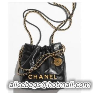 Good Product CHANEL 22 MINI HANDBAG AS3980 black