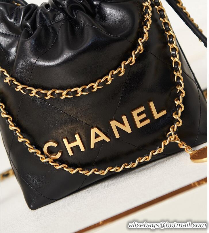 Good Product CHANEL 22 MINI HANDBAG AS3980 black