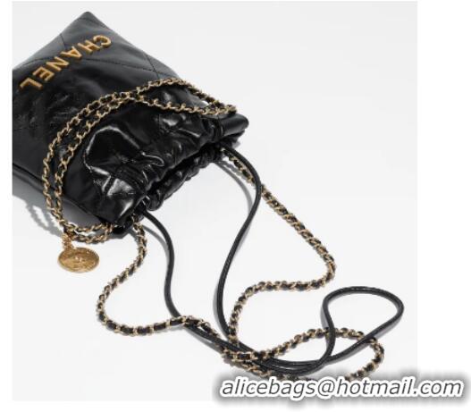 Good Product CHANEL 22 MINI HANDBAG AS3980 black