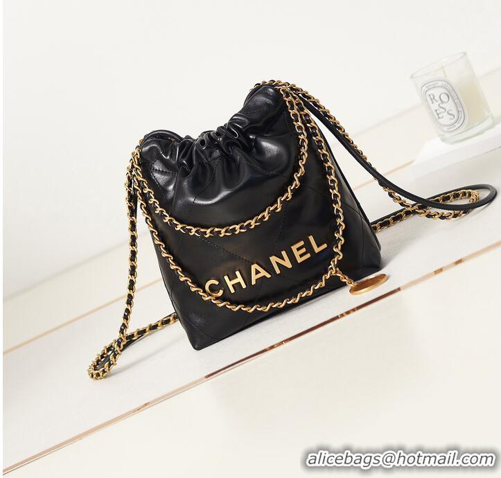 Good Product CHANEL 22 MINI HANDBAG AS3980 black