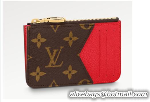 Reasonable Price Louis Vuitton Romy Card Holder M81880 RED