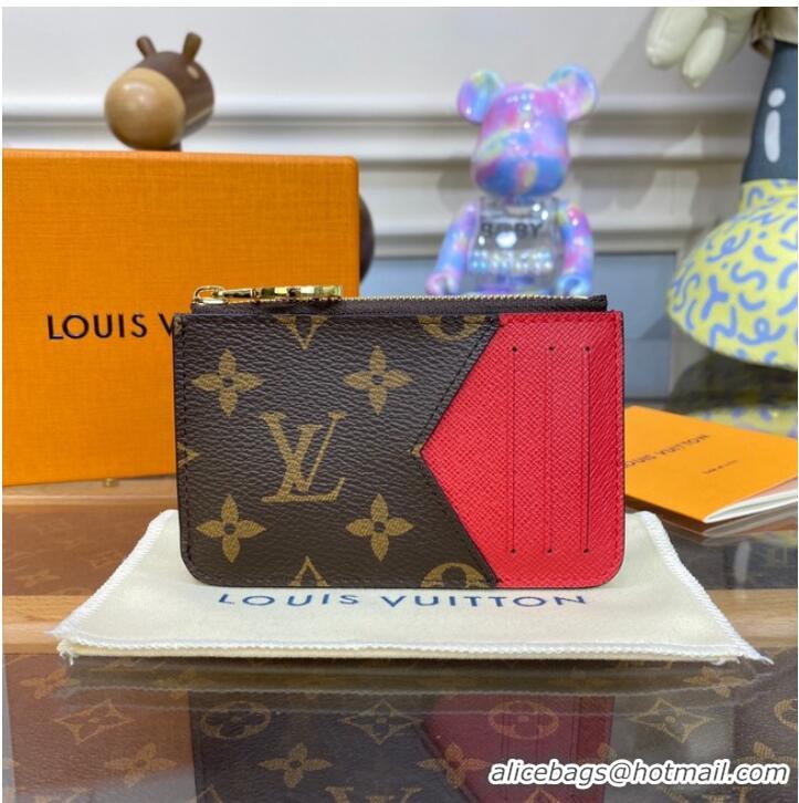 Reasonable Price Louis Vuitton Romy Card Holder M81880 RED