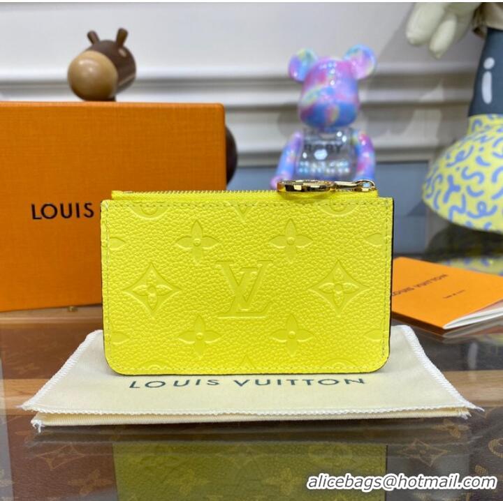 Buy Inexpensive Louis Vuitton Romy Card Holder N81880 Yellow