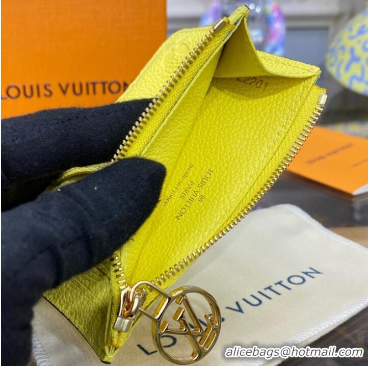 Buy Inexpensive Louis Vuitton Romy Card Holder N81880 Yellow