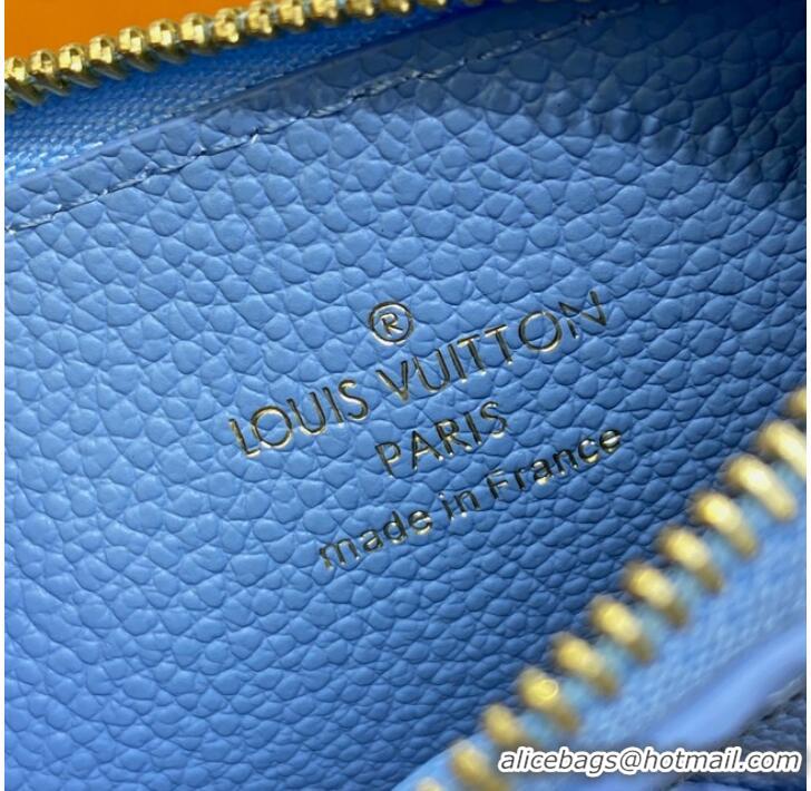 Most Popular Louis Vuitton Romy Card Holder N81880 blue