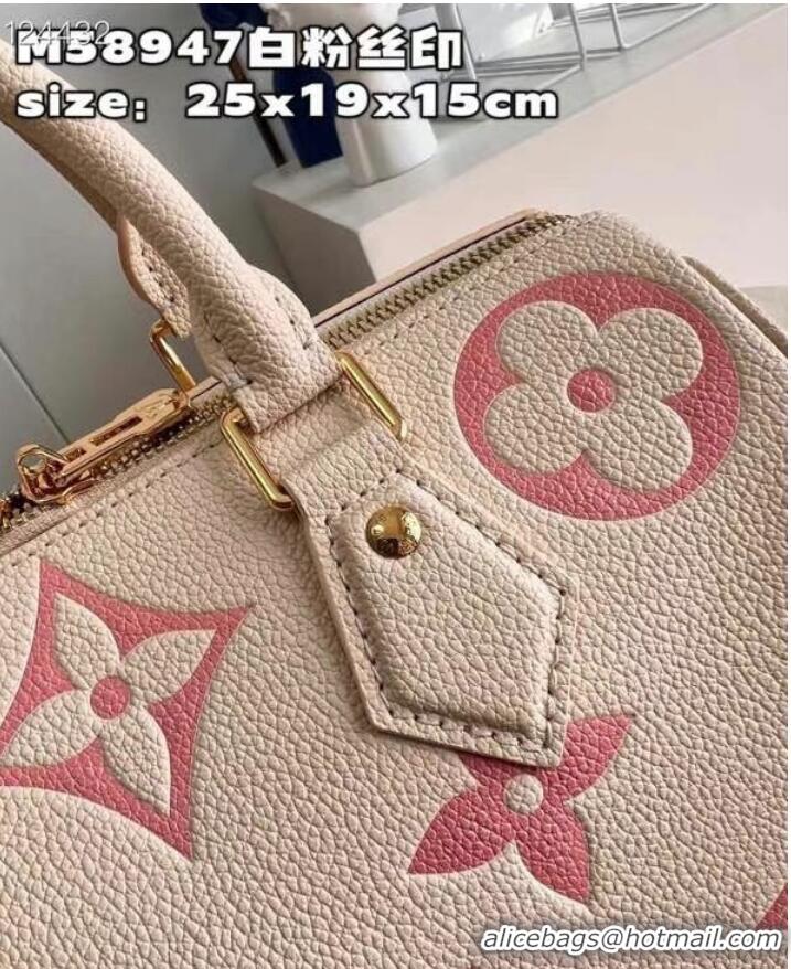 Popular Style Louis Vuitton SPEEDY BANDOULIERE 25 M58947 Rose Trianon Pink