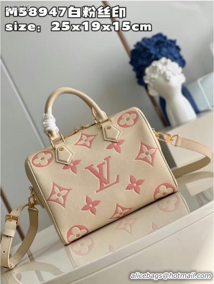 Popular Style Louis Vuitton SPEEDY BANDOULIERE 25 M58947 Rose Trianon Pink