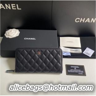 Good Product Chanel Calfskin Leather & Gold-Tone Metal AP0242 black