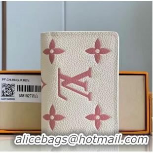 Top Grade Louis Vuitton POCKET ORGANIZER M81927 Trianon Pink